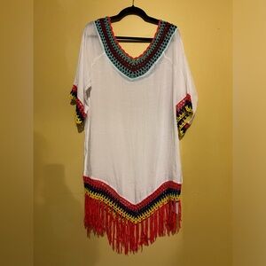 Crochet detailed Swim Cover-up -NWT